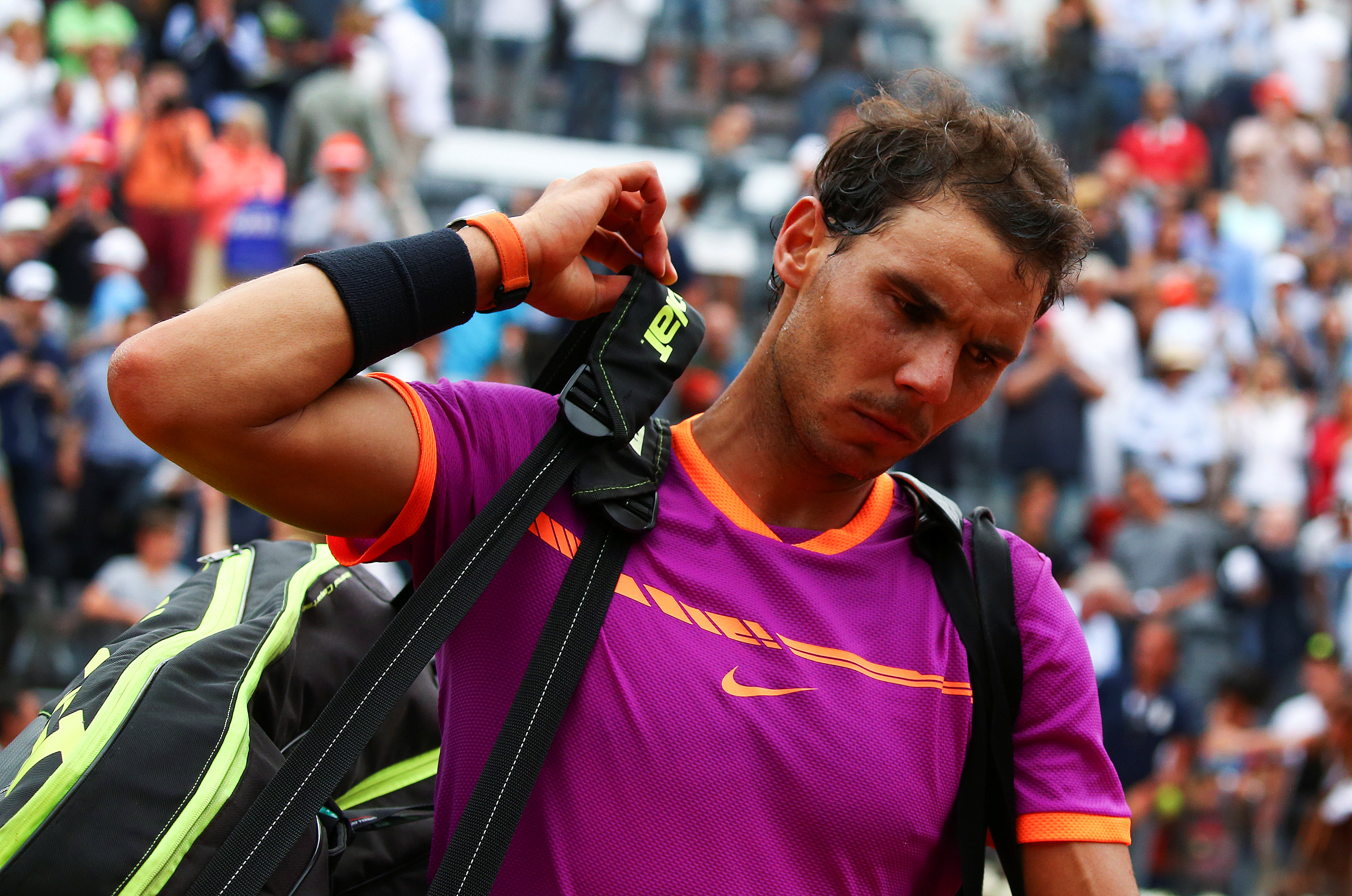 Chuỗi trận bất bại của Nadal đã bị chặn lại /// Reuters