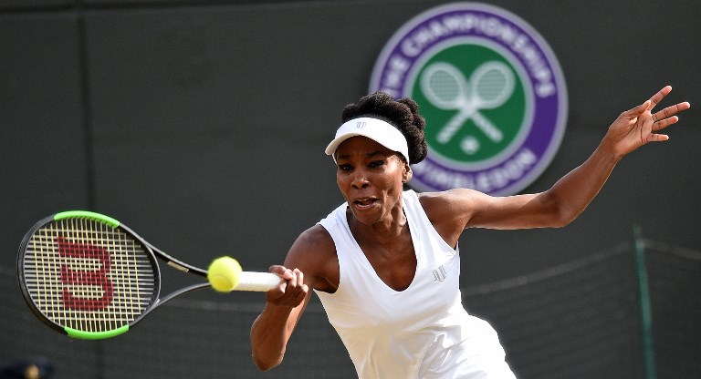 Venus đang là tay lớn tuổi nhất có mặt ở vòng 4 giải Wimbledon /// AFP