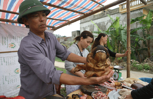 Đắt hàng bê thui chợ Viềng - ảnh 7