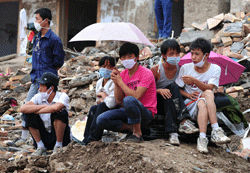 Trung Quốc: Lở đất chưa qua lũ lại tới