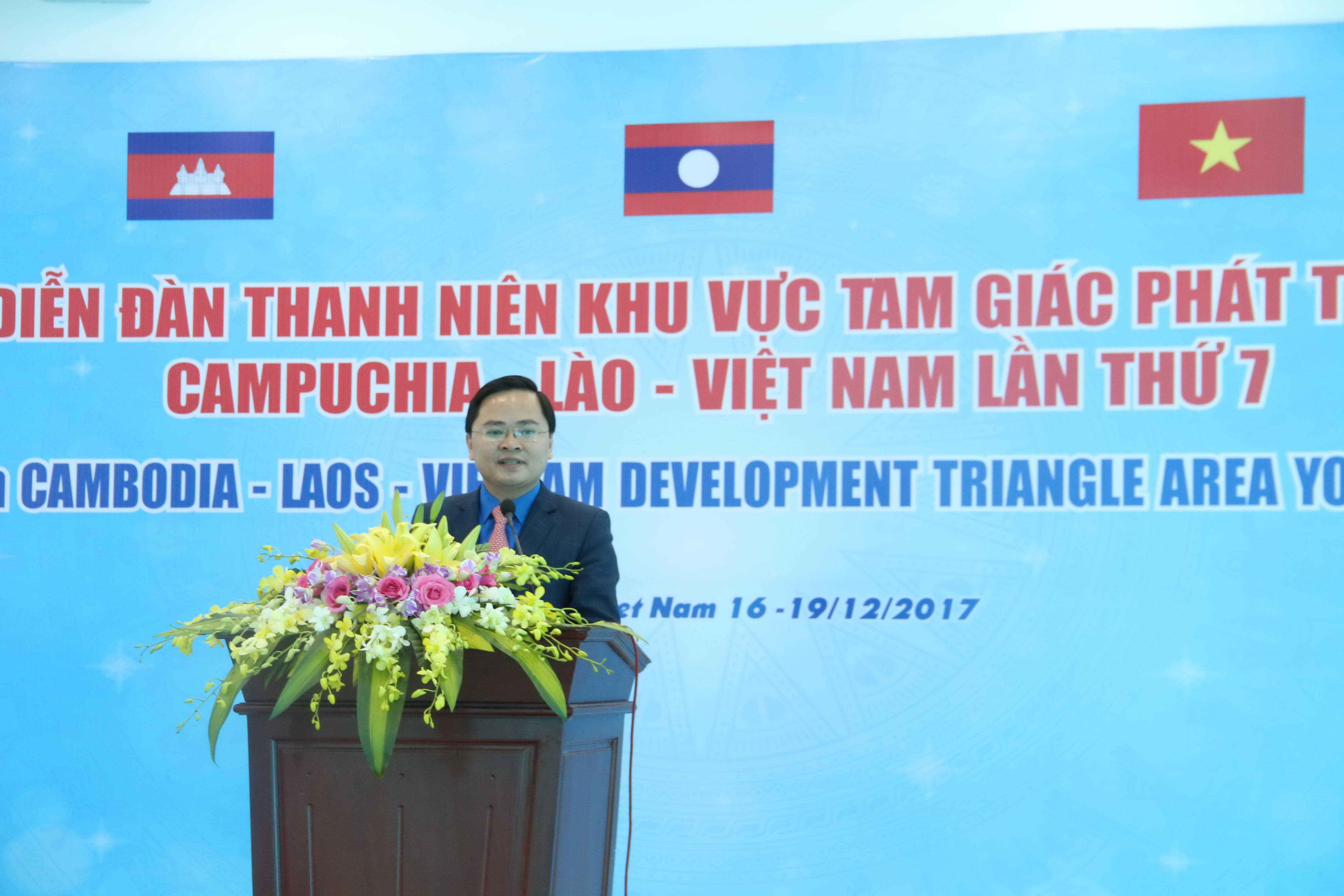 Khai mạc Diễn đàn Thanh niên khu vực Tam giác phát triển Campuchia - Lào - Việt Nam