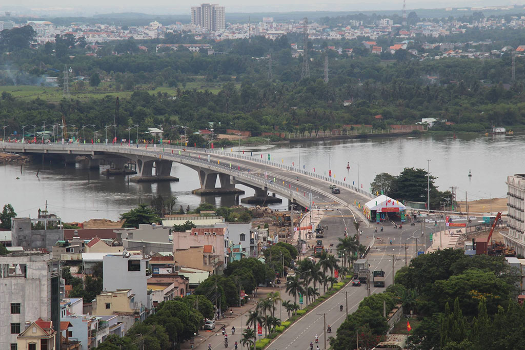 Cầu An Hảo nhìn từ trên cao /// Ảnh: L.L