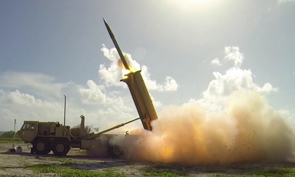 Một khẩu đội THAAD đang khai hỏa /// Bộ Quốc phòng Mỹ