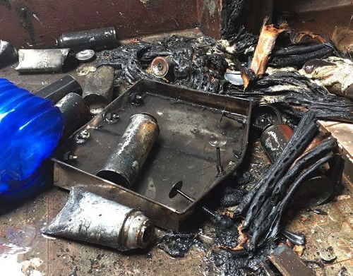 Nổ hàng chục bình gas mini, một người bị thương